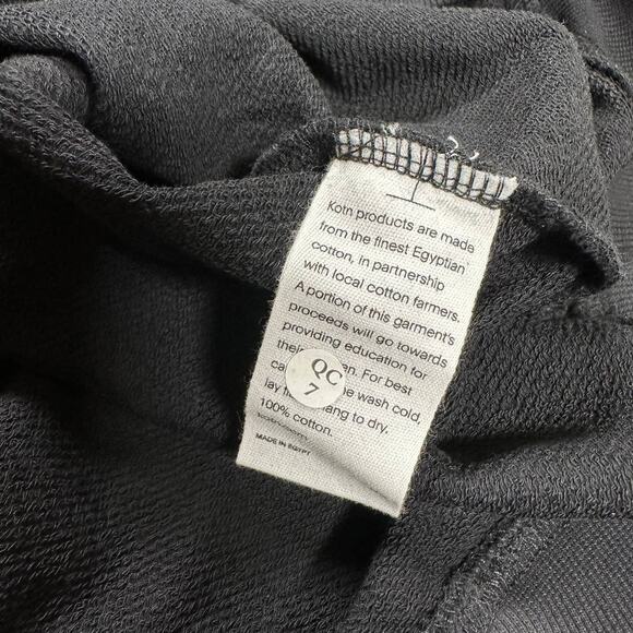 Goode x Kotn NWT Men's Black Pullover Hoodie Size Small Embroidered 100% Cotton - Picture 7 of 11